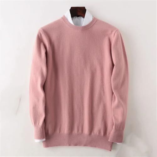 Men's Winter 100 Pure Solid Wool Sweater O Neck Warm Plus Size Pullover Solid Color Loose Cashmere Knit3
