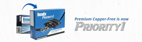 Image of Bendix Priority1 CFC1325 Ceramic Rear Brake Pads for Toyota Highlander 2013-2008