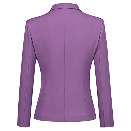 YYNUDA Women's Casual Long Sleeve Two Button Suit Jacket Work Office Blazer Jacket3