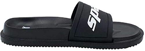 Image of SPARX men's new slippers collection for outdoor /Walking /jogging SFG-2101, Color-Black White,Size:UK-10
