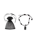  Pulsera Turmalina auténtica en Bruto, Kabbalah 7 Nudos Negra Ritualizada a Mano Arrasa Todo contra maleficios, Contiene Ritual Vikingo, Unisex Ajustable.