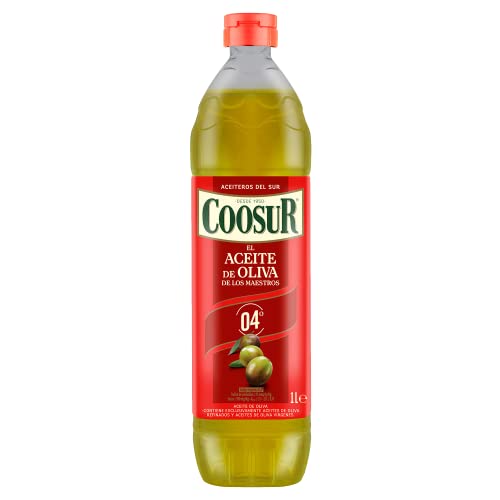 COOSUR - Aceite de Oliva Suave. El Aceite de los Maestros. Botella 1 L