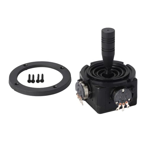 FackLOxc JH-D202X-R4 Elektrischer Joystick mit 2 Achsen, setzt Potentiometer zurück, 10 K Ohm, 2D-Monitor-Tastatur-Controller