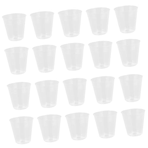 PHENOFICE 50pcs Plastic Nursery Pots for Orchids and Succulents, 2.5-inch Small Plastic Plant Pots Drainage Holes, Suitable for Seedling Cultivation and Indoor Gardening