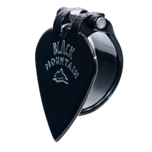 Black Mountain Jazz Tipped Thumb Picks for Acoustic Guitar, Electric Guitar, Ukulele, Banjo, and...