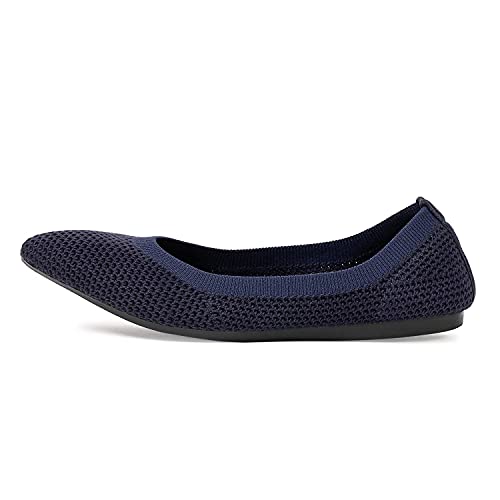 Image of Frank Mully Womens Pointed Toe Flats Knit Dress Shoes Comfort Women Shoes Softable
