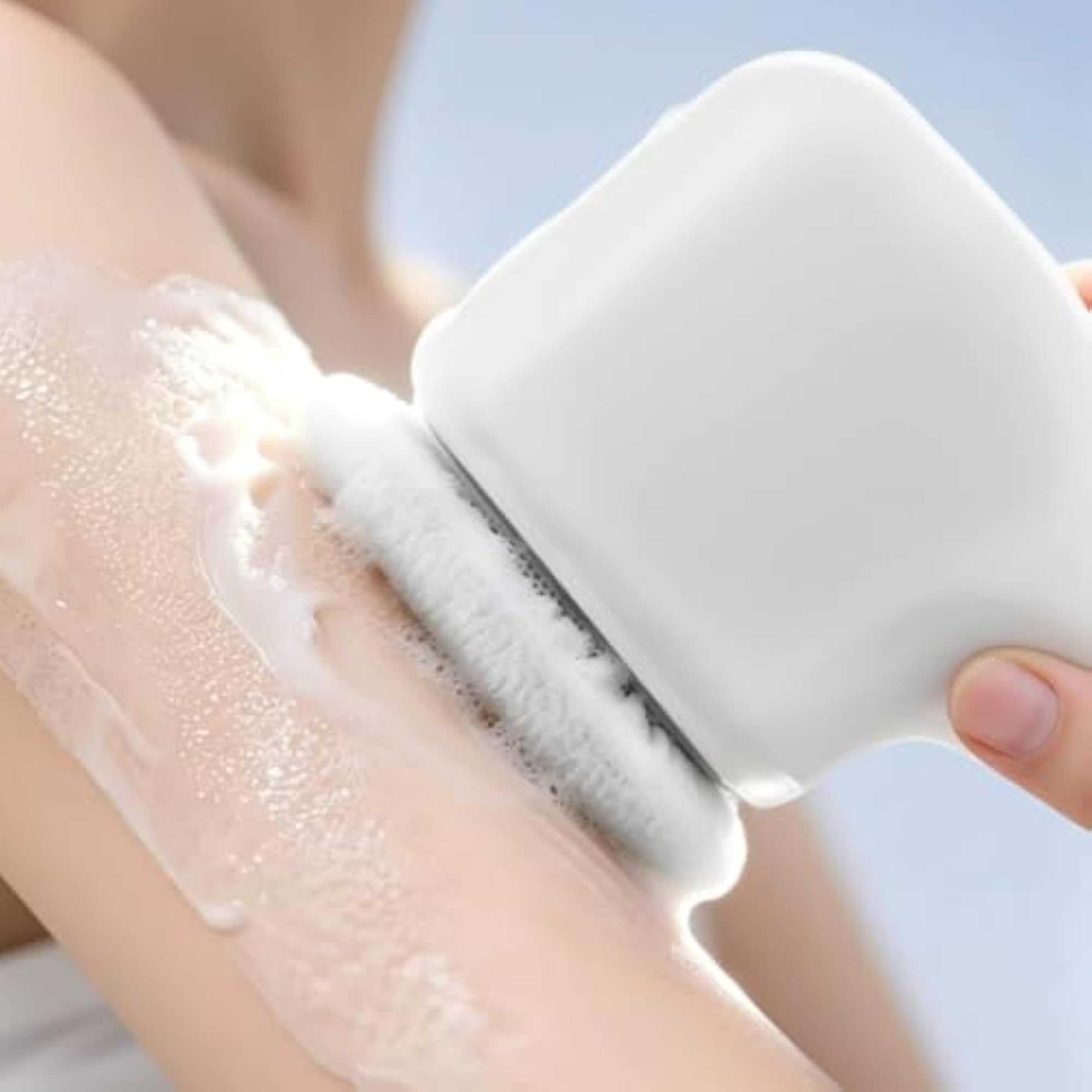 Rechargeable Electric Shower Brush with Interchangeable Heads