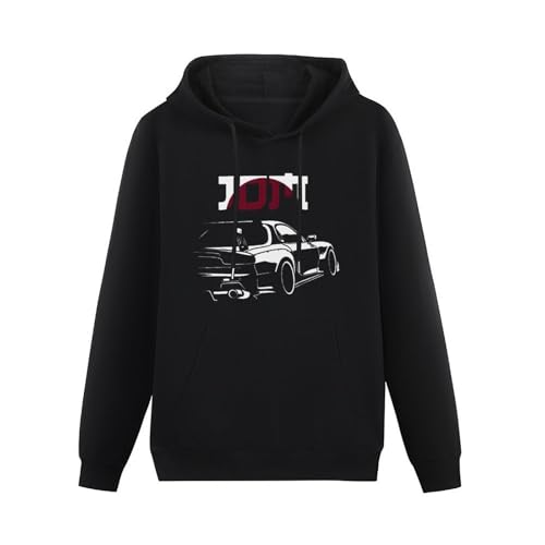 Huachenyu RX7 JDM Tuning Drift Racing Car - Sudadera unisex con capucha para hombre, color negro, Negro, XXL