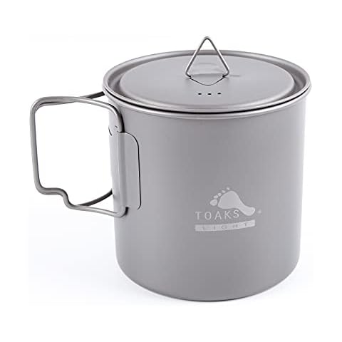 Casserole en titane TOAKS 650 ml Cover