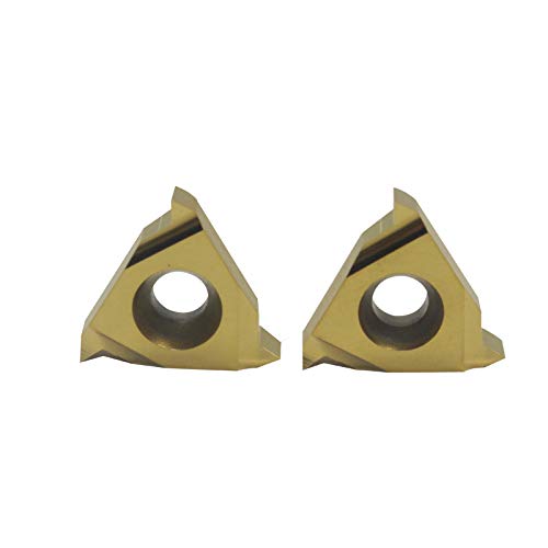 Tool Part for 16IR A55 20PCS Threading Lathe Inserts Tungsten Threading Insert 16IR A55 LDC Processing Stainless Steel