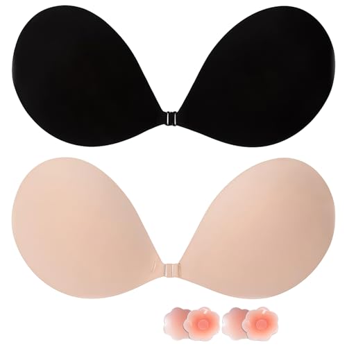 Lnmyic Reggiseno Invisibile Reggiseno Adesivo Push...