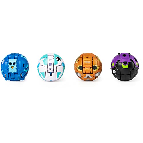 Bakugan Baku-Gear 4-Pack, Dragonoid Ultra With Baku-Gear And Howlkor Ultra, Collectible Action Figures, Kids Toys For Boys #TOP5