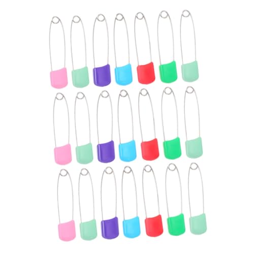 ARTIBETTER Infant Diaper Pins 50pcs Baby Nappy Safety Pins Plastic Head Newborn Diaper Clips