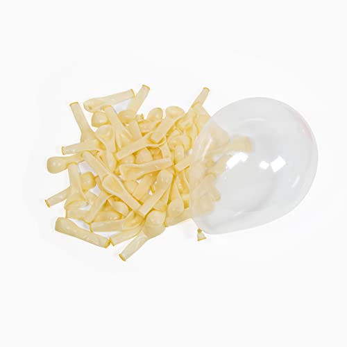 Clear Balloons 5 Inch 100 Pack, Jogams Mini Balloons Transparent Balloons For Baby Shower Birthday Wedding New Year Champagne Theme Party Decorations #TOP12