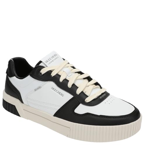 Skechers Herren Jade STRANE Sneaker, White, 42.5 EU