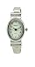 Ladies Small Oval Case Metal Bangle Cuff Fashion Watch White Dial Wincci (Silver)