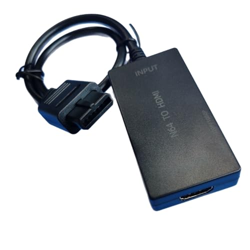 tesha N64 to HDMI Adapter for N64/GameCube/SNES/SFC, Support 1080P/720P Switch,