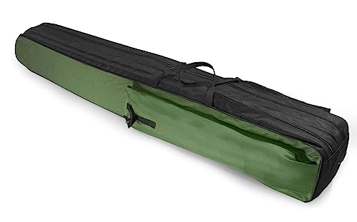 Aves-24 Rutentasche Angeltasche ANGELKOFFER 1, 2 oder 3 Fächer 80 bis 190cm Fishing Angeln Tasche (2 - Fächer, 190cm)