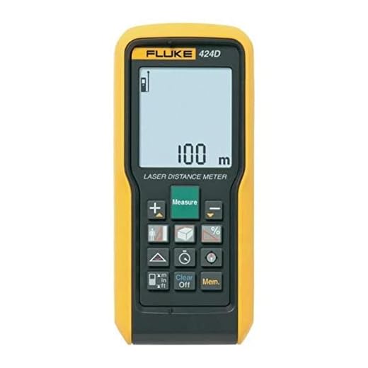 Trena a laser Fluke-424D com medição de até 100 metros