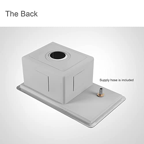 Aguastella As1514Xss Bar Sink With Glass Rinser Stainless Steel Undermount Prep Kitchen Sink 23-1/4 X 14 Inches Single Bowl #TOP3