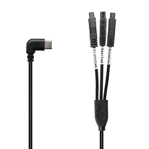 PORMIDO Cable divisor 3 en 1 para cámara D50 triple espejo, cable de conexión entre el espejo y 3 cámaras Cover