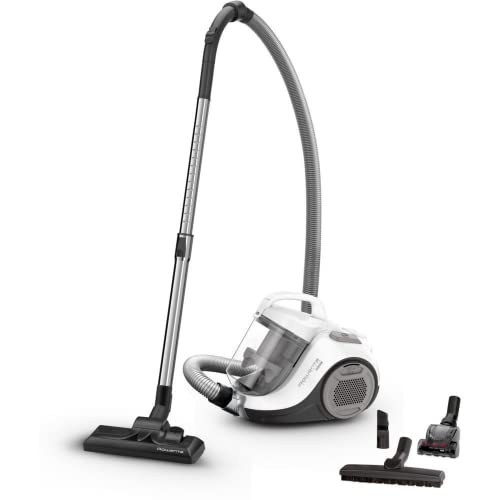 Rowenta RO2957 Swift Power Cyclonic, Aspirateur à remorquage sans Sac, Teconologie Cyclonique, Animal Kit, Rayon de 7.6 m, Filtrage jusqu'à 99.98%