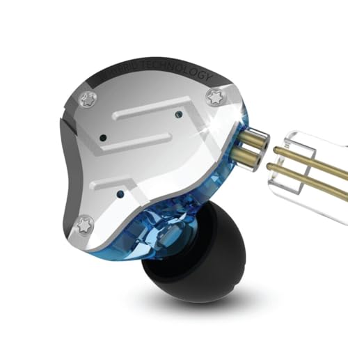 Image of KZ ZS10 Pro in-Ear Monitor Earphone Hybrid Driver Setup IEM (4 Balanced Armature+1 Dynamic Driver) 2Pin 0.75mm Connector, Detachable Cable, 3.5mm Gold Plated Plug for Singers, Musician (No Mic)