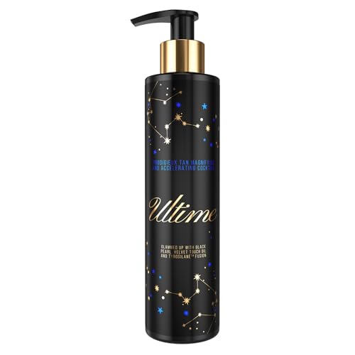 Onyx Ultime Triple Dark Indoor Tanning Bed Lotion with Bronzer and Accelerator - DHA & Erythrulose Formula for Deep Bronze Results | Fast-Absorbing Moisturizing Tanning Lotion | 8.45 Fl Oz