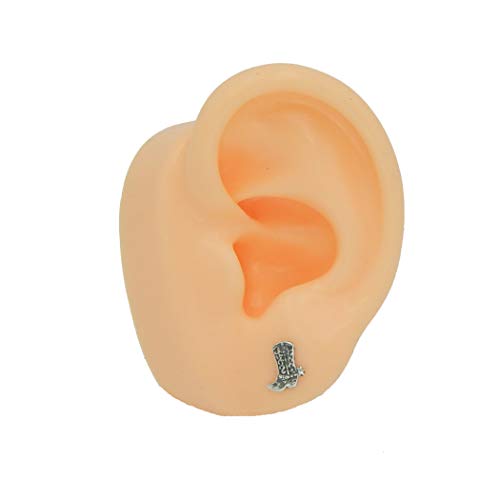 ICYROSE 925 Sterling Silver Cowboy Boot Stud Earrings 29610 (Nickel Free)2