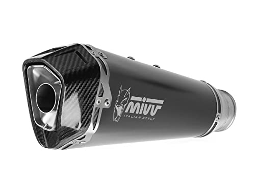  TERMINALE MIVV DELTA RACE INOX NERO CARBONIO STREET TRIPLE 765 R/RS/S 2017-2021
