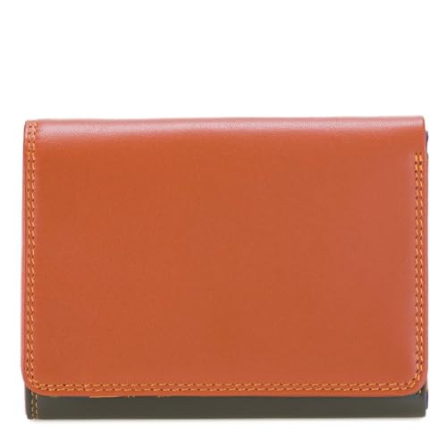 Portefeuille trois plis mywalit en cuir supérieur style noir pace élégant