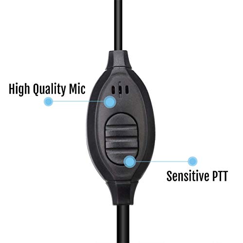 Image of Retevis RT22 Walkie Talkie Earpiece, for RT68 /RT21 /H777 /RT27 /RT68H