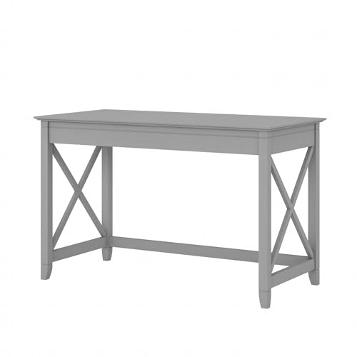 Bush Furniture Key West Collection Writing Desk, Writing Table for Home Office in Cape Cod Gray, Small Modern Farmhouse Desk