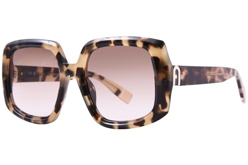 Furla Sunglasses SFU709 Light Yellow Havana Spotted Brown 54/21/140 Mujer Gafas
