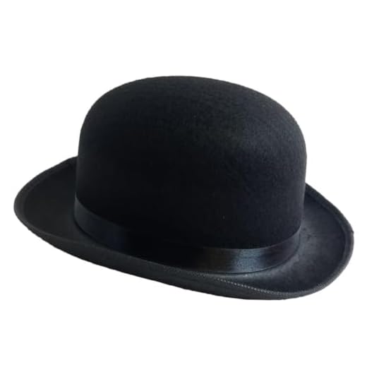 Funny Party Hats Black Derby Deluxe Costume Hat (Derby Hat)