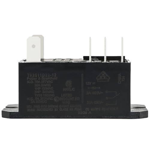 Relais 12VDC 30A DPDT T92S11D22-12 pour automatisme industriel et commutation tension DC
