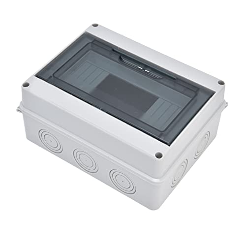 Boîtier électrique transparent extérieur étanche IP65 8 modules pour disjoncteur intérieur