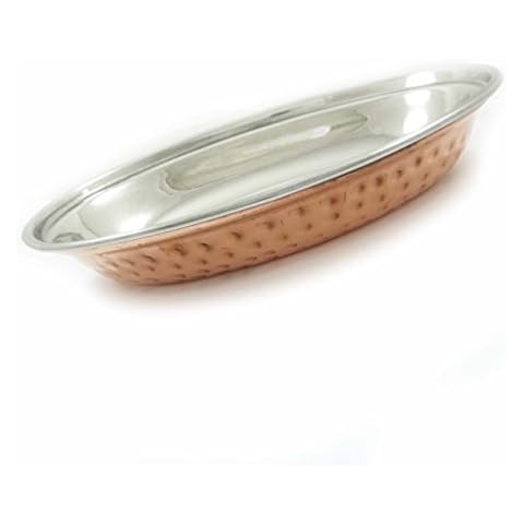 Indianbeautifulart Indian Traditionally Designed Copper Dish Bowl Tableware Kitchen Utensil Cover