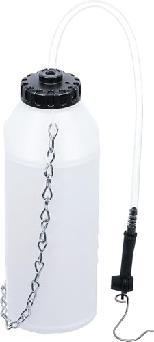 BGS 8519 | Bremsenentlüfterflasche | 1 l | Bremsflüssigkeits-Auffangflasche | Bremsflüssigkeit | Bremsenentlüfter