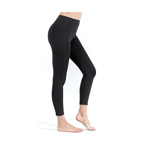Foyo-peach-High-Waist-Yoga-Pants-with-Pockets-Tummy-Control-Workout-Running-Athletic-Yoga-Legging-for-Women Foyo peach Women's High Waisted Yoga Leggings with Pocket, Workout Sports Running Athletic Pants with Pocket Grey XL