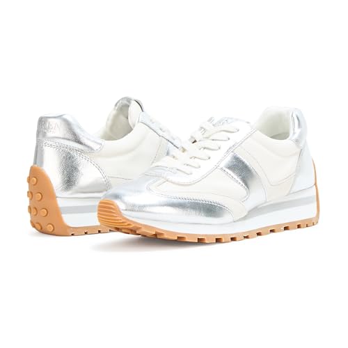 Lauren Ralph Lauren Women's Dani Metallic Leather & Suede Sneaker3