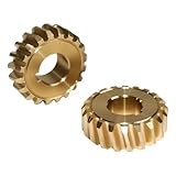 Arpisziv Worm Gear 917-04861 Fit Craftsman Yard Machines Roybi MTD Snowblower Bolens Yard Man Husky C-Cadet Replacement 717-04449(2 Pack)