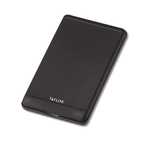 Taylor High-Precision Digital Portioning Scale With Cover, 16Oz/500G, Black #TOP3