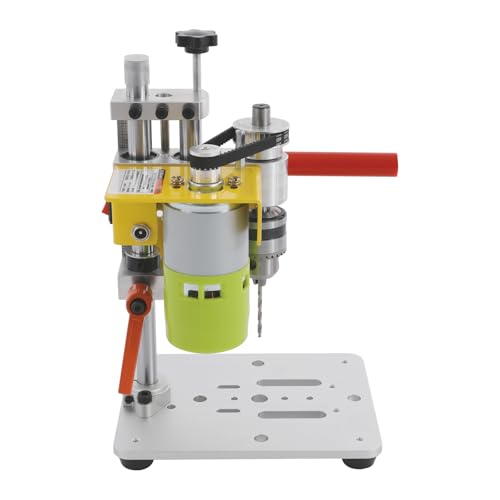 Mini Drill Press Precision Benchtop Drilling Machine, Rotary Tool Workstation, Drill Press Work Station, Chuck Metal Wooden DIY Jewelry Making Crafts Tool