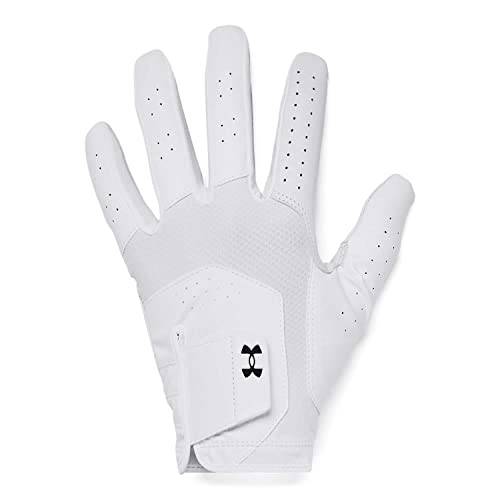 Under Armour Men's Iso-Chill Golf Glove, 100 White, LLG