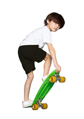 Image of Yazh Texworld Boys Round Neck Blended Cotton T-Shirts | Regular Fit | Half Sleeve | Casual Wear | Trendy | Combo Pack of 5 | Multicolor | Soft, Durable, and Stylish for Everyday use