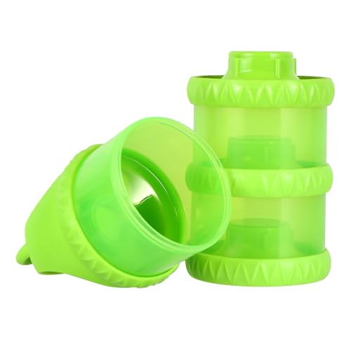 Portable Milk Powder Box, Three-Layer PP Formula Dispenser for Travel