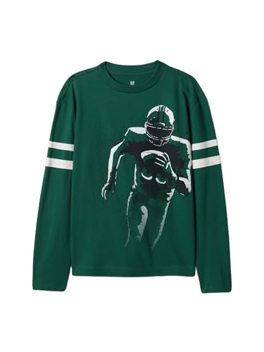 GAP Boys' Long Sleeve Varsity Graphic Tee