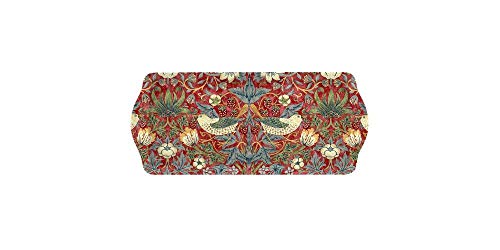 Morris & Co for Pimpernel Vassoio per Sandwich Rosso Ladro di Fragole