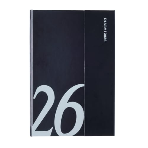 手帳 2026 スケジュール帳 2025年12月始まり 週間レフト B6正寸 マグネット26 ブラック マークス 26WDR-CH02-BK